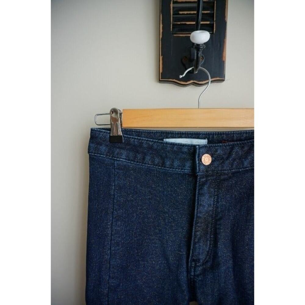 Anthropolgie Pilcro & the Letterpress Shimmer Skinny High Rise Denim Legging 27 - Picture 2 of 8